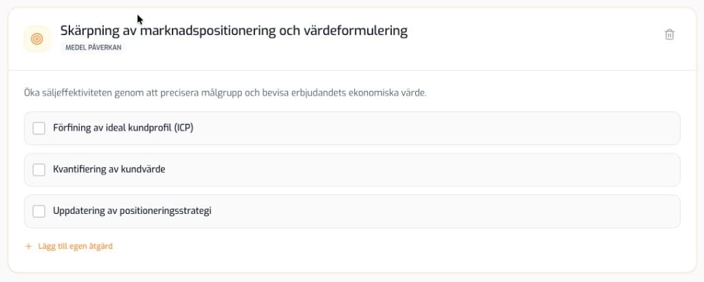 Genomförande – strategiska initiativ